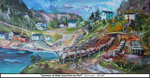 Summer at Ship Cove-Port au   Port, Oil on Canvas